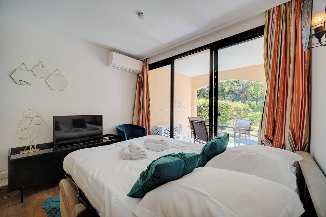 Immogroom - 2 Rooms - Renovated - Pool - Ac - Parking - Garden Cannes Exterior foto